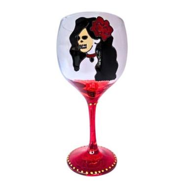 Imagem de Taça Rosa Caveira Perfil Royal Luxo 365ml  Vidro - Nadir