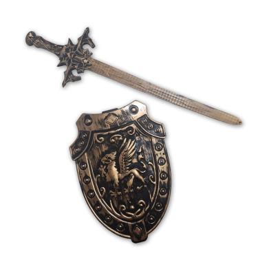 Imagem de Kit Medieval Espada Escudo Grifo Medieval Infantil JR0954