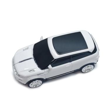 Imagem de Mouse de carro sem fio com faróis de LED, design esportivo legal em forma de carro, mouse de computador para crianças e adultos, mouse óptico USB para PC, laptop, desktop, um bom mouse gadget para