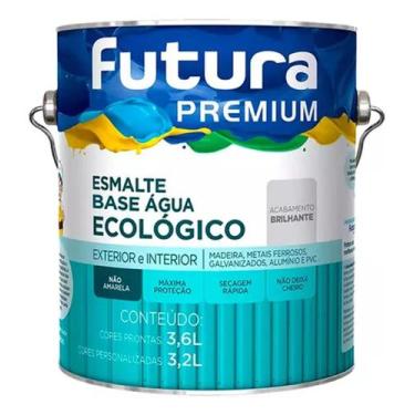 Imagem de Esmalte Base Água Madeiras Pvc Futura 3,6l Sem Cheiro Cores - Futura T