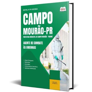 Imagem de Apostila Prefeitura Campo Mourão Pr 2025 Agente Combate Às
