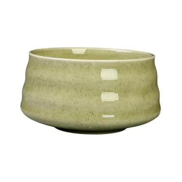 Imagem de ＫＬＫＣＭＳ Cerâmica Matcha Tea Bowl Mistura portátil para mexer matcha Matcha artesanal de porcelana Bowl para o escritório da cozinha de amigos, Estilo 9