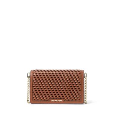 Imagem de Michael Kors Bolsa transversal Jet Set com corrente de aba média, bagagem, Bolsas, Malas