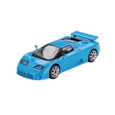 Imagem de Diecast Collectibles Model Car Compatible with Mini GT 1:64 Bugatti EB110 Super Sport Blu Bugatti Limited Edition MGT00890