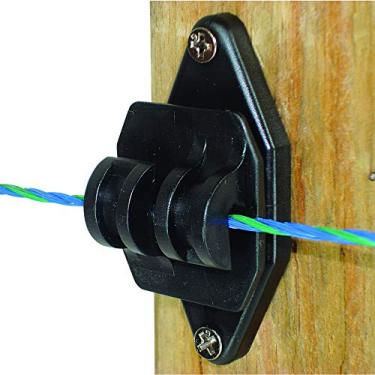 Imagem de Field Guardian Isolador de pregos de madeira para alta tensão, preto