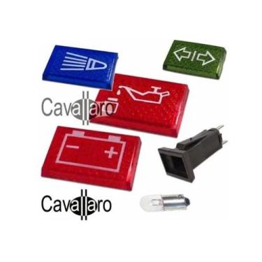 Imagem de Lente Vigia Do Painel + Soquete + Lampada Mb Antigo Ou Moder - Cavalla