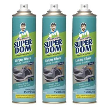 Imagem de Kit 3 Limpa Tênis Super Dom 150ml/95g - Domline