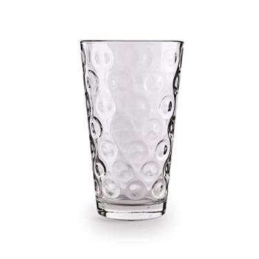 Imagem de Circleware Conjunto de 8 copos para bebidas Highball com base pesada para água, suco, leite, cerveja, chá gelado, 8 unidades (pacote com 1)