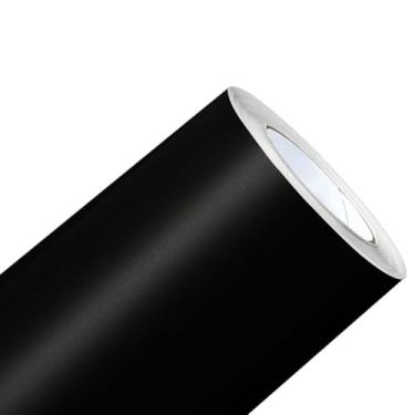 Imagem de Película Adesiva Vinil Preto Blackout Isola Luz Solar Janela Vidro Porta (Preto Fosco-2m x 70cm)