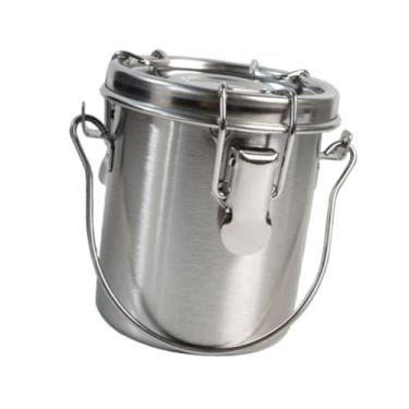 Imagem de Fancyes Lavador de pincéis, balde de lavagem de pincéis, pequena ferramenta de limpeza à prova de vazamentos com tampa, filtro de tela para pintura acrílica