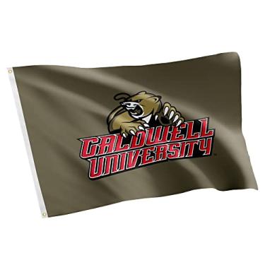 Imagem de Desert Cactus Caldwell University Cougars NCAA 100% Poliéster Interno Externo 3 pés x 5 pés Bandeira