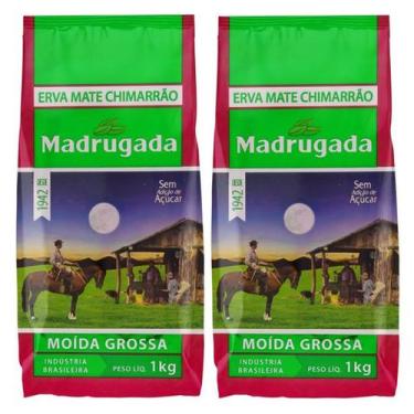 Imagem de 2 Erva mate Chimarrão MADRUGADA MOIDA GROSSA Sem Glúten 1 kg