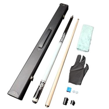 Imagem de Bastões de taco de bilhar de bordo 1/2 para adultos - bastões de sinuca profissionais, bastão de tacos de bordo canadense de 147 cm/58 pol com pontas de 10,5 mm/11,5 mm/13 mm (Um taco de piscina +