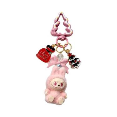 Imagem de Mini Chaveiro De Pelúcia Labubu De Vinil, Caixa Surpresa Fofa, Brinque