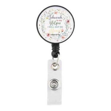 Imagem de Lywjyb Birdgot Carretel de crachá religioso de Jeová, presente inspirado no judaísmo, mercadoria de incentivo religioso (emblema de medo)