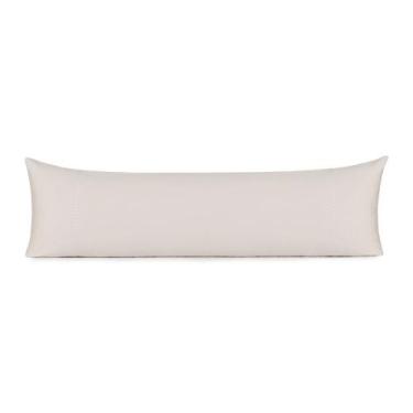 Imagem de Fronha Body Pillow Altenburg Bordados em Cetim 300 Fios Cerclê Branco