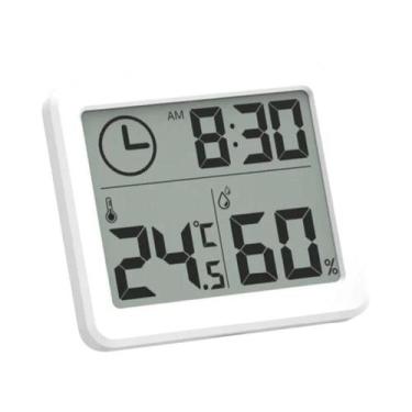 Imagem de Relógio De Parede Digital De Grande Tamanho Com Temperatura E Umidade 