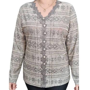 Imagem de Blusa Feminina Pérola Oriental ML Rendas