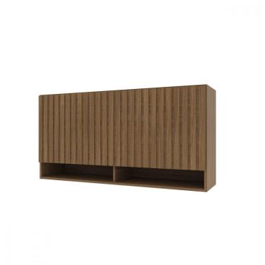 Imagem de Armário Indekes Monza 1 Porta Basculante Ripada Freijo