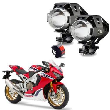 Imagem de Kit Led Farol Milha Moto Honda CBR1000RR 2004 2005 2006 2007 2008 2009