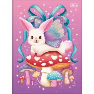 Imagem de Caderno Brochura Universitário Capa Dura A4 1 Matéria 80 Folhas Bunnyfly Tilibra Estampa 2