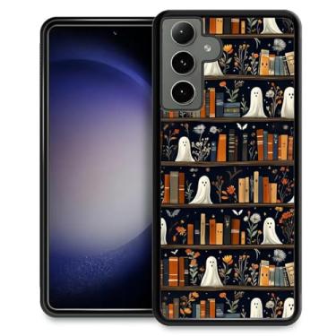 Imagem de TAMEFOX Compatível com Samsung Galaxy S24, Halloween Grimoire Ghost Slim Soft à prova de choque TPU capa protetora para Samsung Galaxy S24