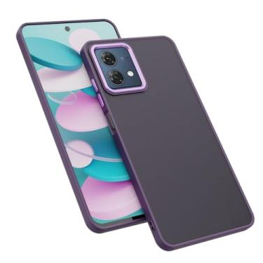 Imagem de Capa Protetora para Celular Space Compatível Motorola Moto G84 Luxo Fosca Slim [ROXO DARK]