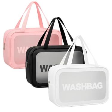 Imagem de Bolsa Organizador Multiuso Necessaire Feminina Porta Maquiagem - Perfume - Cosméticos - Higiene Pessoal - Fechamento com ziper - Cores Sortidas