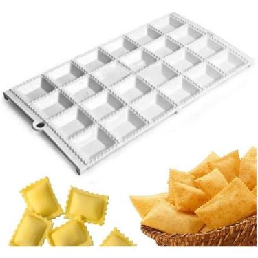 Imagem de Forma Para Ravioli e Mini Pastel Faz 24 Recheado - Injetemp