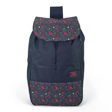 Imagem de Bolsa saco carrinho de feira compra sem carrinho estampa