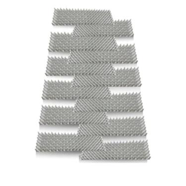 Imagem de Espícula Branca Espanta Pombos Gatos Espinhos Muro (12)