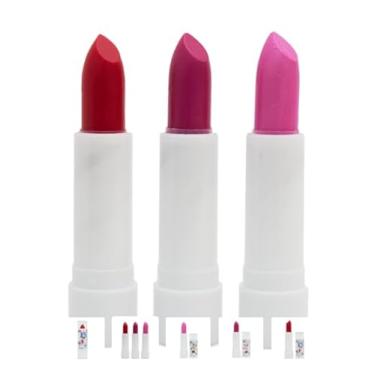 Imagem de Batom Infantil Minnie Fenzza Cores Vermelho, Pink e Rosa – Seguro e Divertido p/Crianças