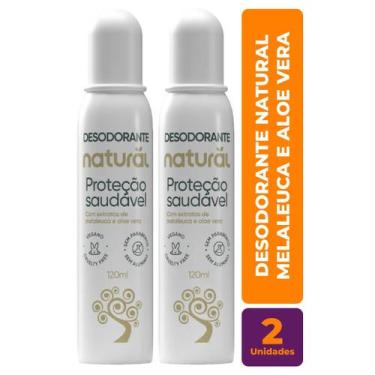 Imagem de Kit c/ 2 Desodorante Vegano Natural Melaleuca e Aloe Vera 120ml - Orgâ