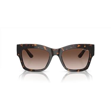 Imagem de Óculos de Sol Vogue Eyewear 0VO5524S W65613 Tam 54 / Havana Marrom - Lentes Marrom
