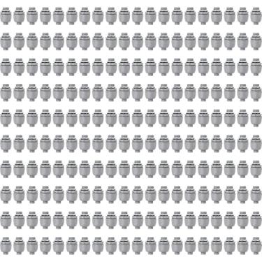 Imagem de Wocloer Conector de conduíte flexível de 1/5.1 cm de PVC de 180 graus, não metálico, conectores de conduíte listados pela UL, pacote com 200