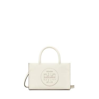 Imagem de Tory Burch Bolsa feminina Ella Bio Mini Tote, Branco quente, One Size