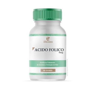 Imagem de Acido Folico 5Mg 60 Doses - Botica Erva Doce