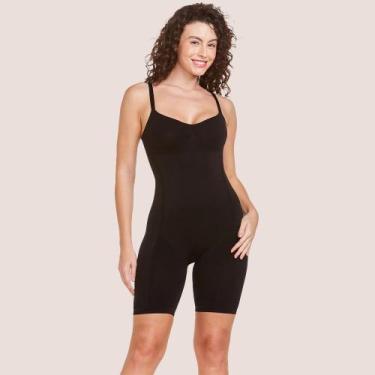 Imagem de Macaquinho Modelador Lift Levanta Bumbum Plié, Preto, P