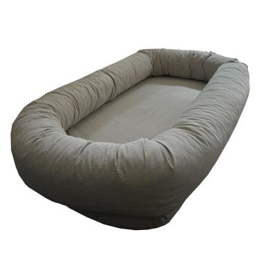 Imagem de Ninho Humano 178x88 Em Tecido Cotelê Com Espuma De Alta Performance Vai Na Caixa