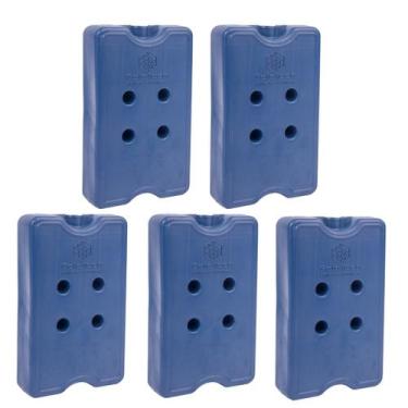 Imagem de Kit 5 Gelo Placa Gel Artificial Reutilizável Rígido 700ml - Gelotech