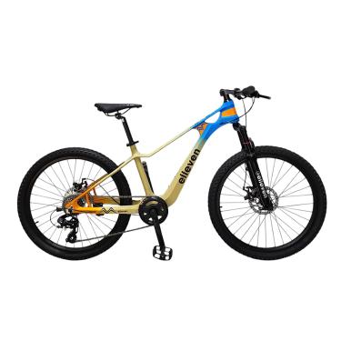 Imagem de Bicicleta Mtb Aro 24 1X8 Magnésio Laranja/Azul