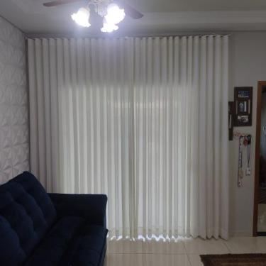 Imagem de Cortina Linho Com Microfibra Leve Para Trilho Suiço Alto Padrão 4,00x2