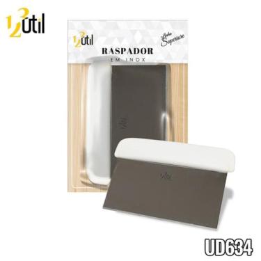 Imagem de Raspador Inox Espátula Cortador Cozinha Multiuso - 123 Útil - 123 ÚTIL