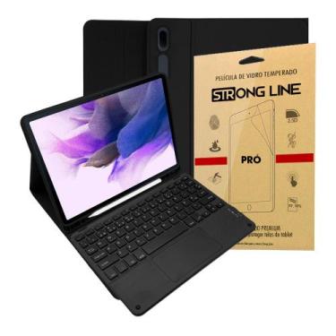 Imagem de Capa Tab S7 Fe 12.4 Case Smart com Teclado Touchpad Anti Impacto + Pel