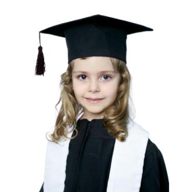 Imagem de Capelo para Formatura pré escola - Levitali, Preto, pré escola