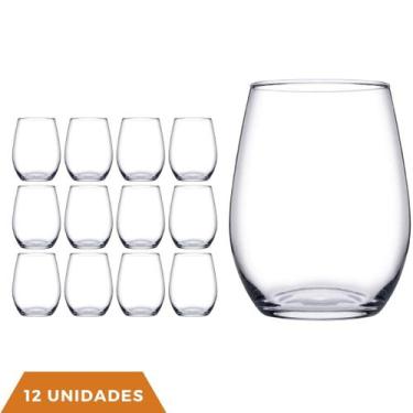 Imagem de Kit 12 Copos De Vidro Transparente Redondo Amber 440ml - PASABAHÇE, Am