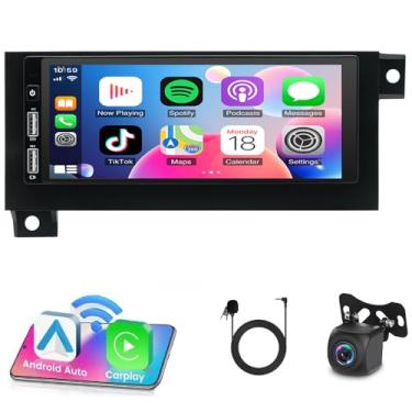 Imagem de Android 15 Upgrade Car Stereo para Jeep Cherokee 1997-2001 Radio Carplay, para Jeep Grand Cherokee 1993-1998 para Wrangler 1997-2002 17.4 cm sem fio Android Auto GPS RDS FM 1280 * 800 2DIN 2+32G