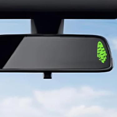 Imagem de Adesivo decalque de vinil de fantasmas fofos 4 peças para espelho de visão de carro, caminhão, motocicleta, para-choque, parede, laptop, tamanho - 4 cm (noturno)
