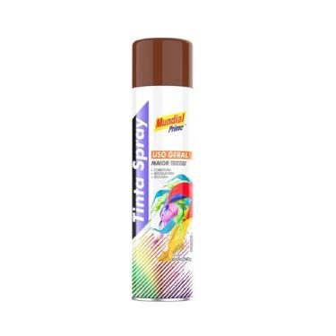 Imagem de Tinta Spray Uso Geral 400ml - Mundial Prime, Marrom