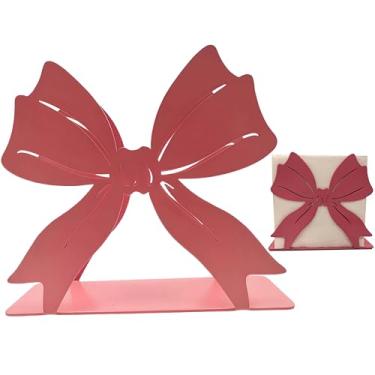 Imagem de Porta-guardanapos para mesas dispensador de lenços (borboleta rosa, pequeno, 1 pacote)